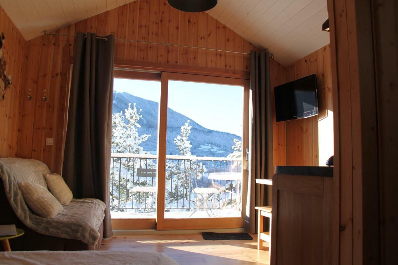 Clos Shambhala-Chalet D'Hotes Saint-Jean-Saint-Nicolas Exteriör bild