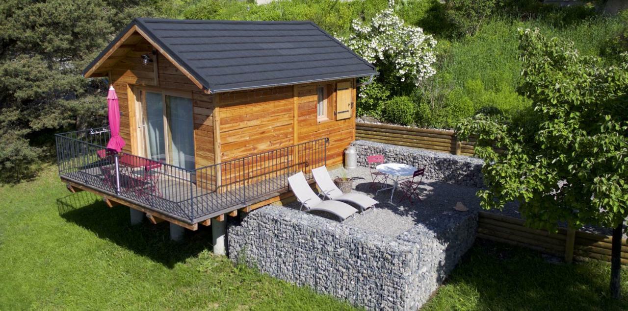 Clos Shambhala-Chalet D'Hotes Saint-Jean-Saint-Nicolas Exteriör bild
