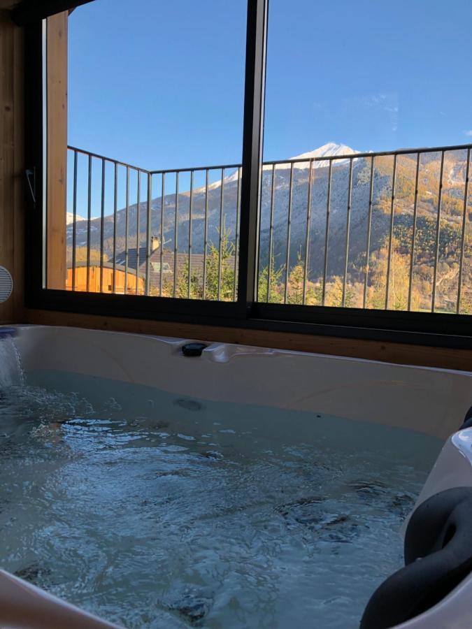 Clos Shambhala-Chalet D'Hotes Saint-Jean-Saint-Nicolas Exteriör bild